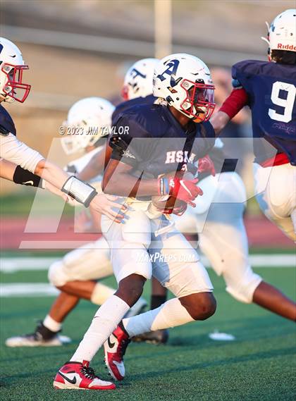 Thumbnail 3 in Trinity Christian vs Dallas HSAA (scrimmage) photogallery.