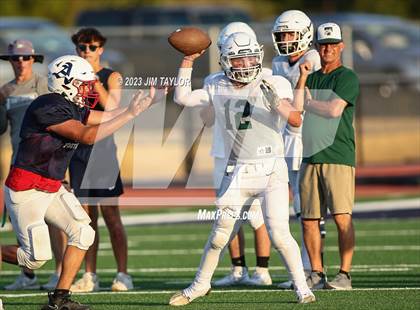 Thumbnail 2 in Trinity Christian vs Dallas HSAA (scrimmage) photogallery.