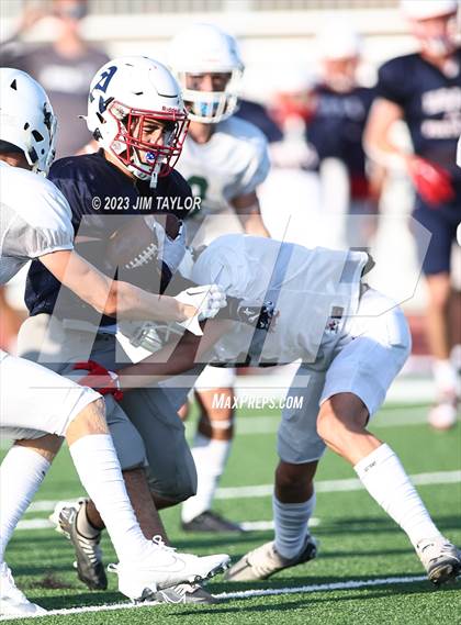 Thumbnail 1 in Trinity Christian vs Dallas HSAA (scrimmage) photogallery.