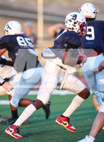 Thumbnail 2 in Trinity Christian vs Dallas HSAA (scrimmage) photogallery.