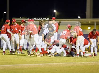 Thumbnail 2 in Bloomingdale @ Lennard (FHSAA 6A Regional Quarterfinal) photogallery.