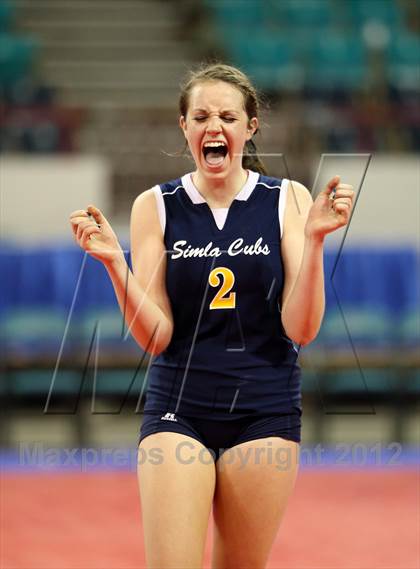 Thumbnail 3 in Lutheran vs. Simla (CHSAA 2A Final) photogallery.