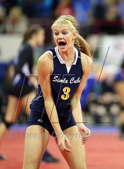Thumbnail 1 in Lutheran vs. Simla (CHSAA 2A Final) photogallery.
