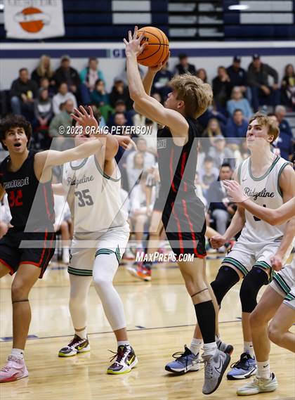 Thumbnail 2 in Hurricane @ Ridgeline (UHSAA 4A First Round) photogallery.