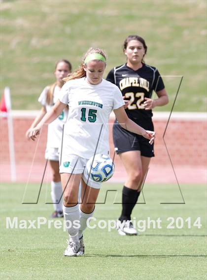 Thumbnail 2 in Chapel Hill vs. Weddington (NCHSAA 3A Final) photogallery.