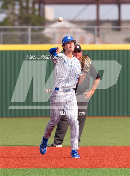 Thumbnail 3 in McCallum vs Lake Creek (UIL Baseball 5A Region 3 Area) photogallery.