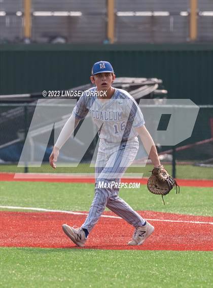 Thumbnail 2 in McCallum vs Lake Creek (UIL Baseball 5A Region 3 Area) photogallery.