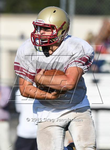 Thumbnail 1 in Justin-Siena @ Cardinal Newman (Scrimmage) photogallery.