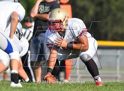 Thumbnail 2 in Justin-Siena @ Cardinal Newman (Scrimmage) photogallery.