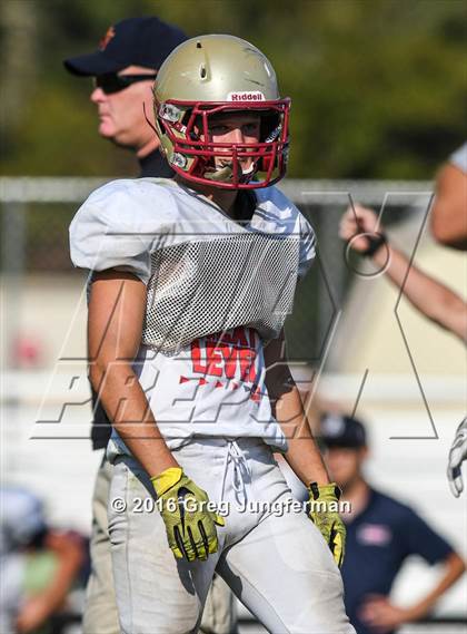 Thumbnail 2 in Justin-Siena @ Cardinal Newman (Scrimmage) photogallery.