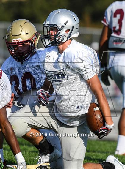 Thumbnail 1 in Justin-Siena @ Cardinal Newman (Scrimmage) photogallery.