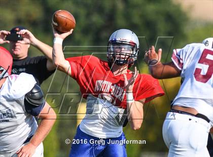 Thumbnail 2 in Justin-Siena @ Cardinal Newman (Scrimmage) photogallery.
