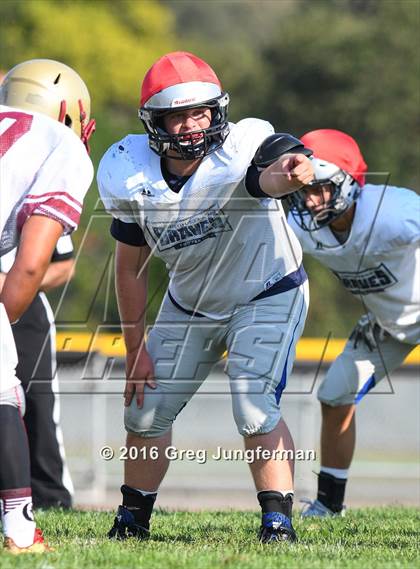Thumbnail 1 in Justin-Siena @ Cardinal Newman (Scrimmage) photogallery.