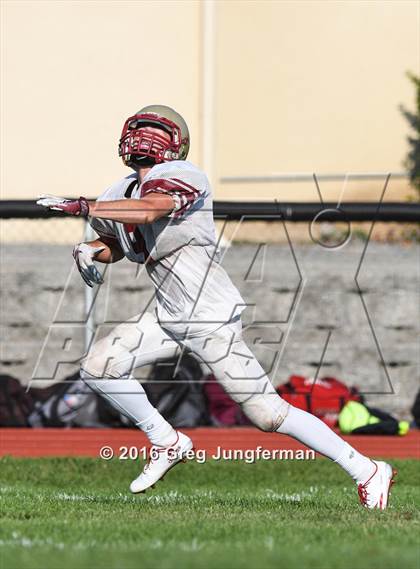 Thumbnail 3 in Justin-Siena @ Cardinal Newman (Scrimmage) photogallery.