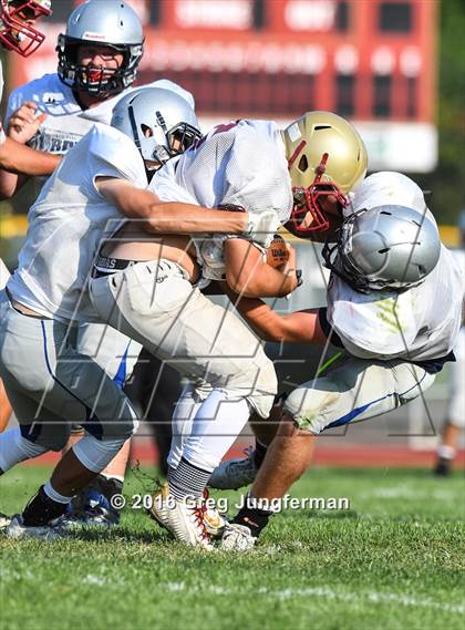 Thumbnail 3 in Justin-Siena @ Cardinal Newman (Scrimmage) photogallery.