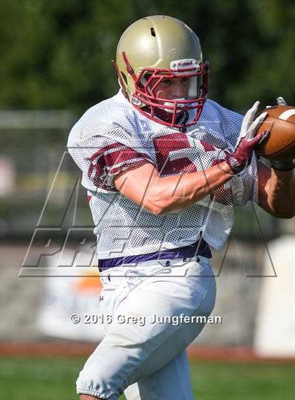 Thumbnail 3 in Justin-Siena @ Cardinal Newman (Scrimmage) photogallery.