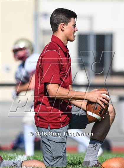 Thumbnail 2 in Justin-Siena @ Cardinal Newman (Scrimmage) photogallery.