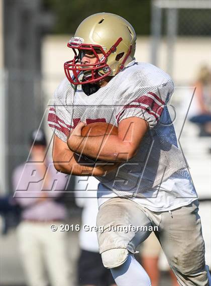 Thumbnail 2 in Justin-Siena @ Cardinal Newman (Scrimmage) photogallery.