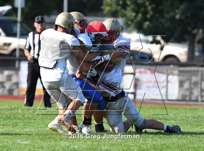 Thumbnail 2 in Justin-Siena @ Cardinal Newman (Scrimmage) photogallery.