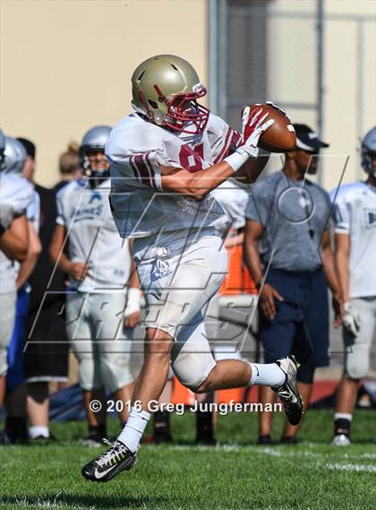 Thumbnail 1 in Justin-Siena @ Cardinal Newman (Scrimmage) photogallery.