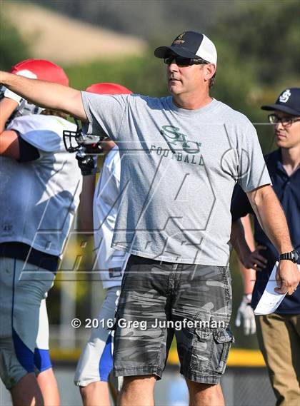 Thumbnail 3 in Justin-Siena @ Cardinal Newman (Scrimmage) photogallery.