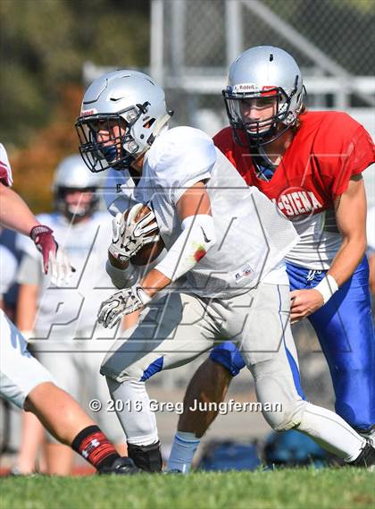 Thumbnail 1 in Justin-Siena @ Cardinal Newman (Scrimmage) photogallery.