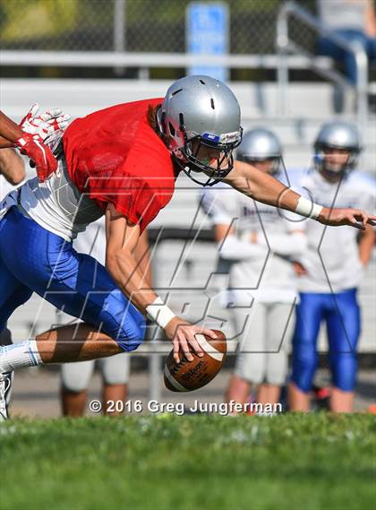 Thumbnail 2 in Justin-Siena @ Cardinal Newman (Scrimmage) photogallery.