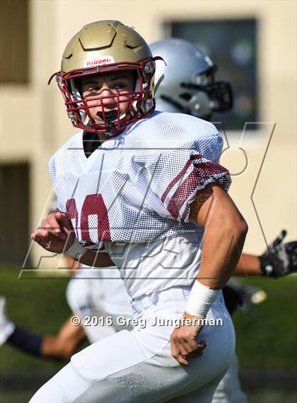 Thumbnail 3 in Justin-Siena @ Cardinal Newman (Scrimmage) photogallery.