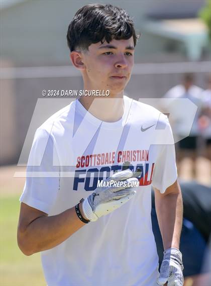 Thumbnail 2 in Scottsdale Christian Academy vs  Pinnacle (7on7 Gotta Believe Tournament) photogallery.