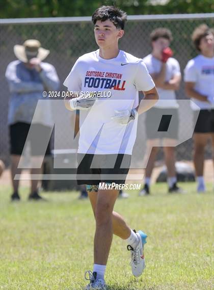 Thumbnail 2 in Scottsdale Christian Academy vs  Pinnacle (7on7 Gotta Believe Tournament) photogallery.
