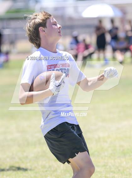 Thumbnail 3 in Scottsdale Christian Academy vs  Pinnacle (7on7 Gotta Believe Tournament) photogallery.