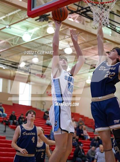 Thumbnail 3 in Cascade vs. Tri-West Hendricks (Hendricks County Tournament) photogallery.