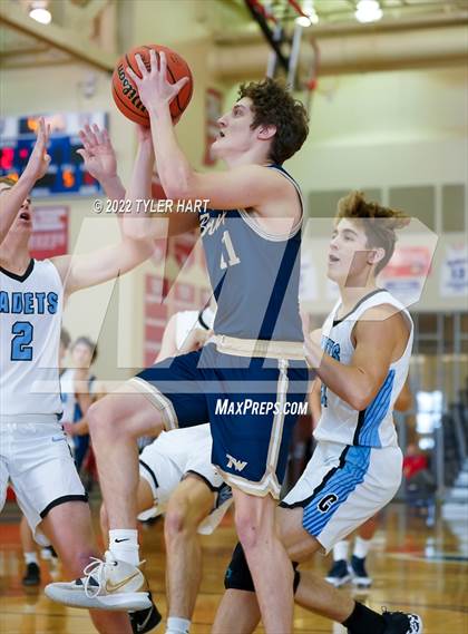 Thumbnail 1 in Cascade vs. Tri-West Hendricks (Hendricks County Tournament) photogallery.