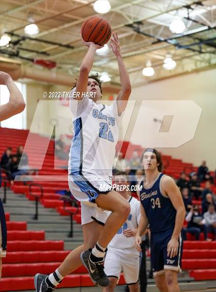 Thumbnail 2 in Cascade vs. Tri-West Hendricks (Hendricks County Tournament) photogallery.