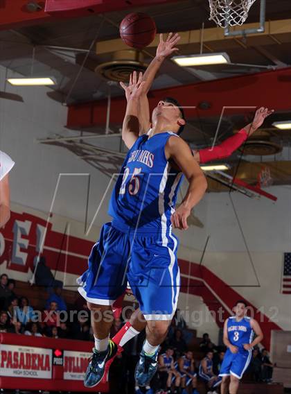 Thumbnail 1 in Pasadena vs AGBU (Rose City Roundball Classic) photogallery.