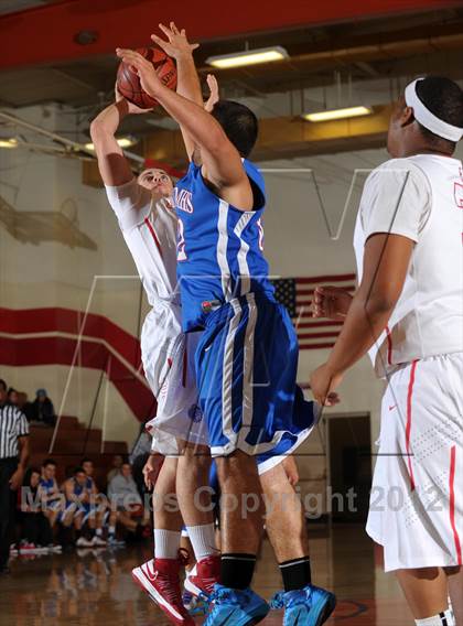 Thumbnail 3 in Pasadena vs AGBU (Rose City Roundball Classic) photogallery.
