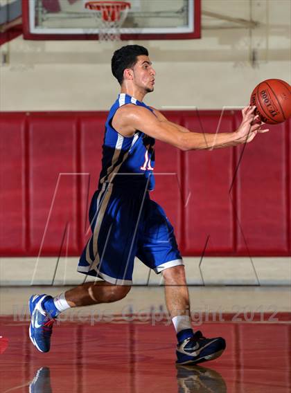 Thumbnail 1 in Pasadena vs AGBU (Rose City Roundball Classic) photogallery.