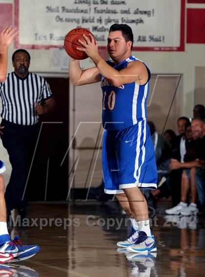 Thumbnail 2 in Pasadena vs AGBU (Rose City Roundball Classic) photogallery.