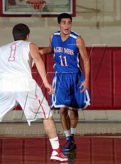 Thumbnail 1 in Pasadena vs AGBU (Rose City Roundball Classic) photogallery.