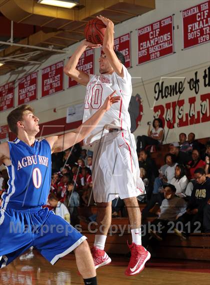 Thumbnail 1 in Pasadena vs AGBU (Rose City Roundball Classic) photogallery.