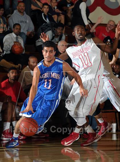 Thumbnail 2 in Pasadena vs AGBU (Rose City Roundball Classic) photogallery.