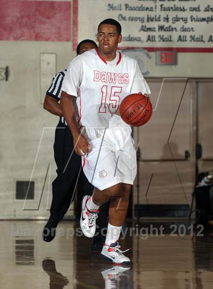 Thumbnail 2 in Pasadena vs AGBU (Rose City Roundball Classic) photogallery.