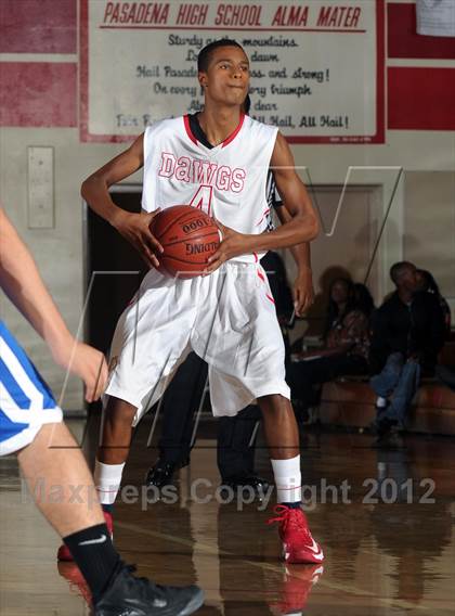 Thumbnail 3 in Pasadena vs AGBU (Rose City Roundball Classic) photogallery.