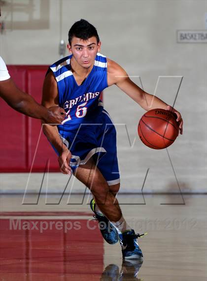 Thumbnail 1 in Pasadena vs AGBU (Rose City Roundball Classic) photogallery.