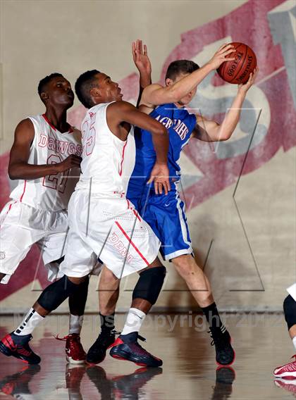 Thumbnail 3 in Pasadena vs AGBU (Rose City Roundball Classic) photogallery.