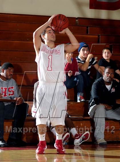 Thumbnail 2 in Pasadena vs AGBU (Rose City Roundball Classic) photogallery.