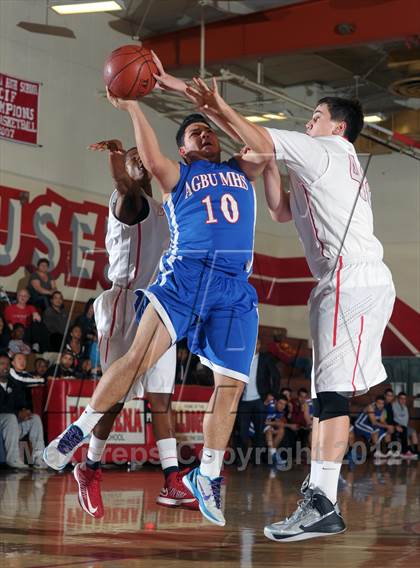 Thumbnail 3 in Pasadena vs AGBU (Rose City Roundball Classic) photogallery.