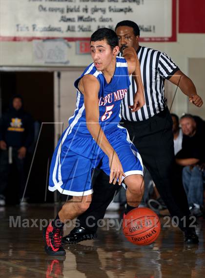 Thumbnail 1 in Pasadena vs AGBU (Rose City Roundball Classic) photogallery.