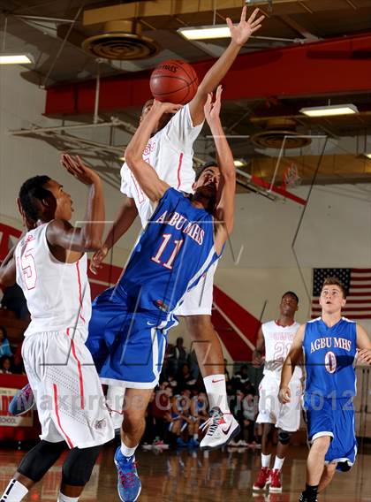 Thumbnail 3 in Pasadena vs AGBU (Rose City Roundball Classic) photogallery.