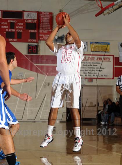 Thumbnail 3 in Pasadena vs AGBU (Rose City Roundball Classic) photogallery.